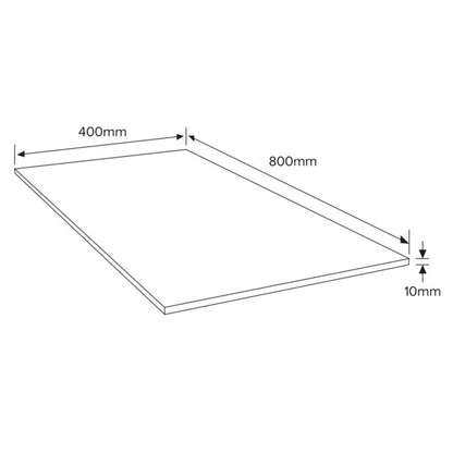 Krydsfinerplade 10 x 400 x 800 mm