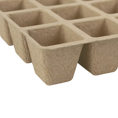 Forspiring Potte Papir 4,5x4,5 cm Natur 5 Stk.