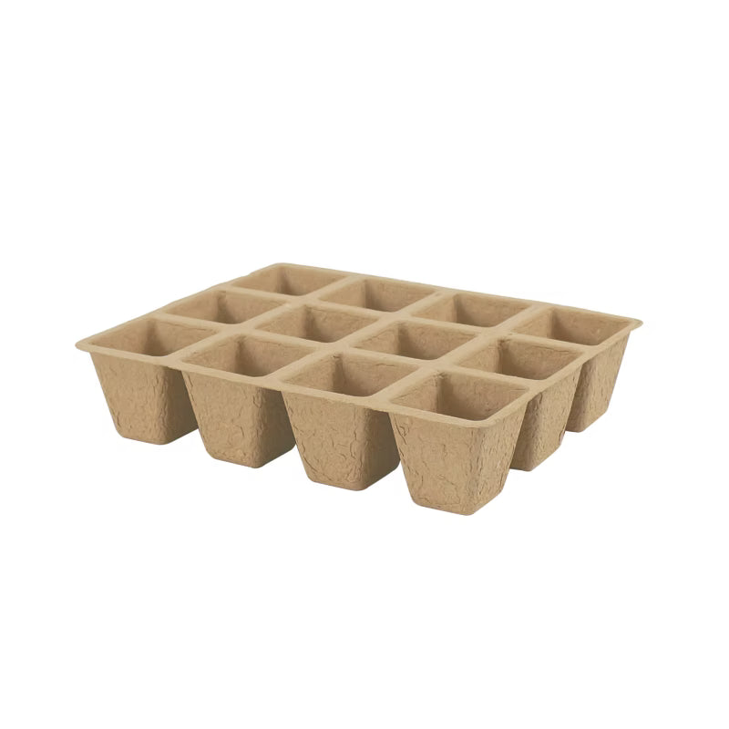 Forspiring Potte Papir 4,5x4,5 cm Natur 5 Stk.