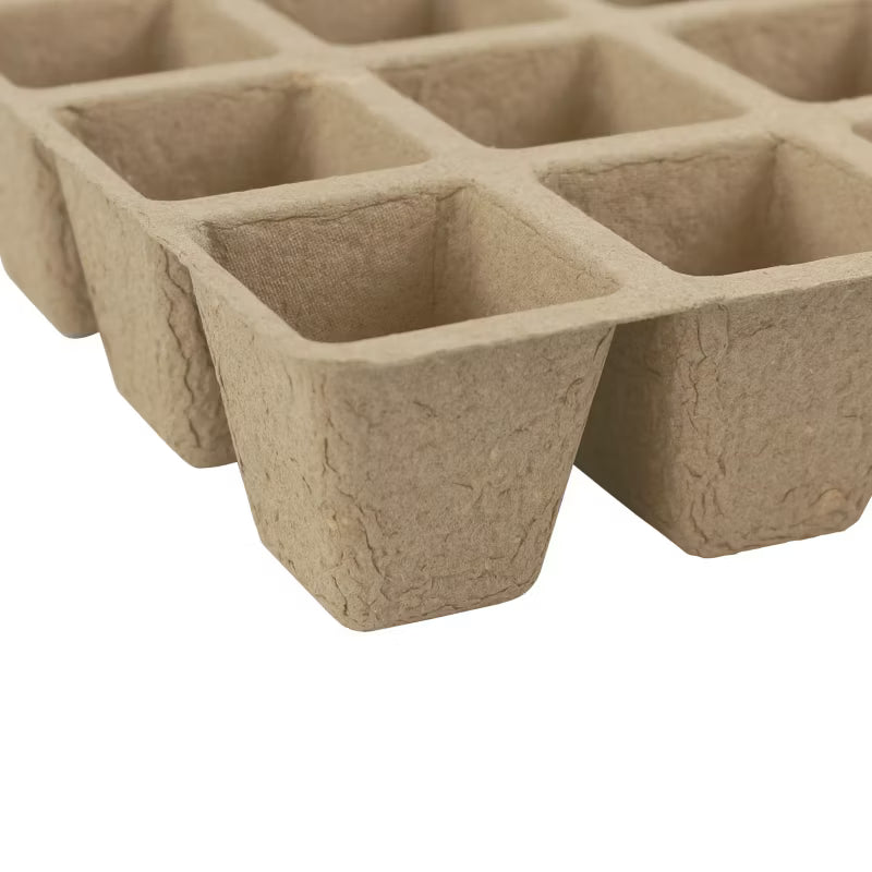 Forspiringsbakke Papir 4,5x4,5 cm Natur 5 Stk.