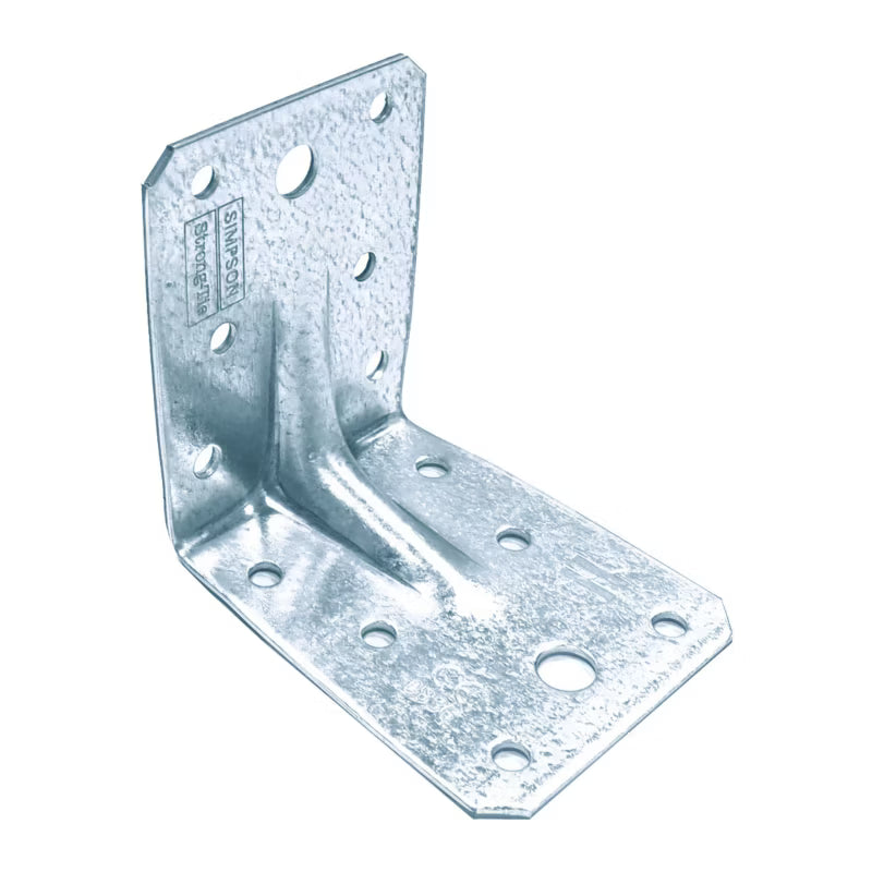 Forstærket Vinkelbeslag ABR 55x70x70x2 mm Galvaniseret Stål