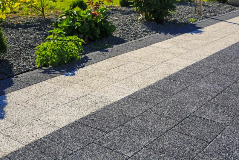 Fortovsflise 35x35x5 cm Grafit Vasket