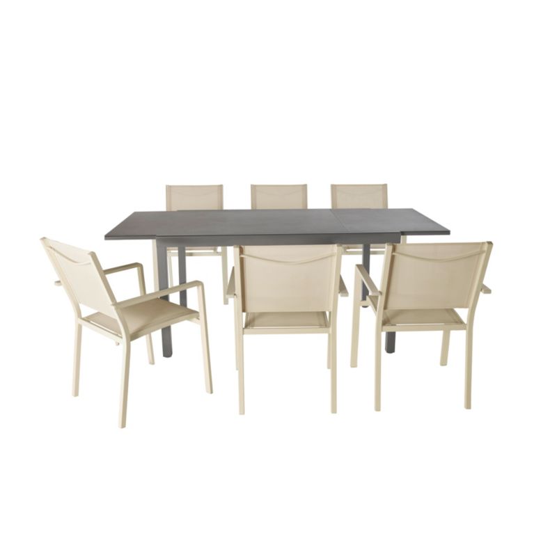 Aluminiumsramme havefåtøj GoodHome Batz i beige