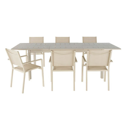 Aluminiumsramme havefåtøj GoodHome Batz i beige