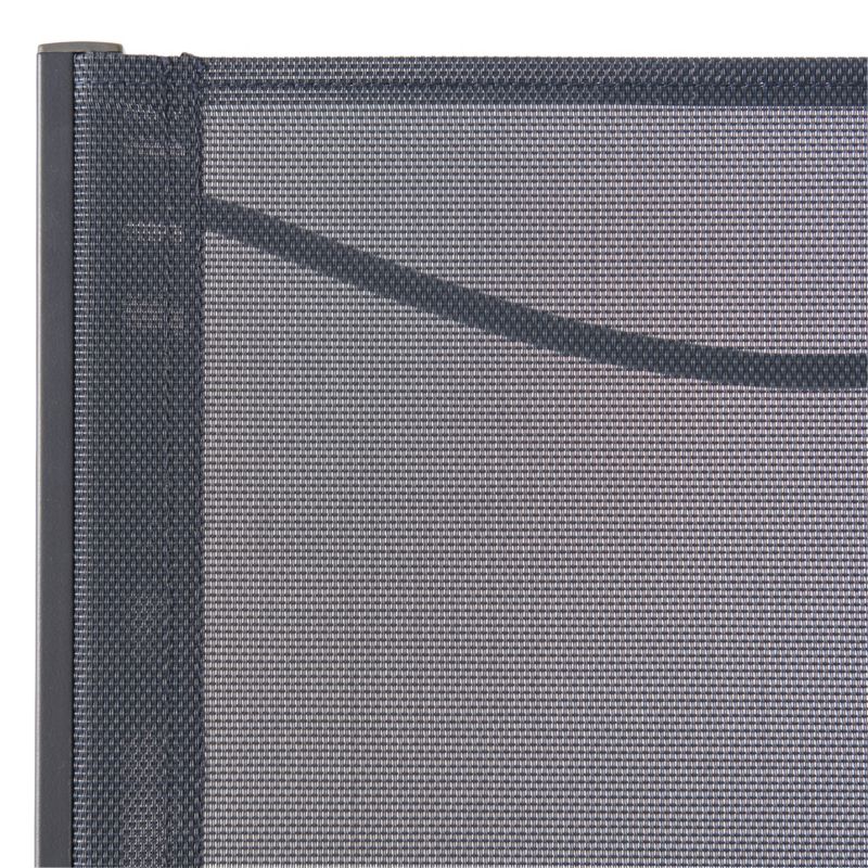 Aluminiumsramme havestol GoodHome Batz sort