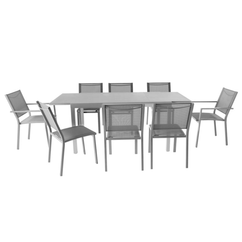 Aluminiumsramme havefåtøj GoodHome Batz grå