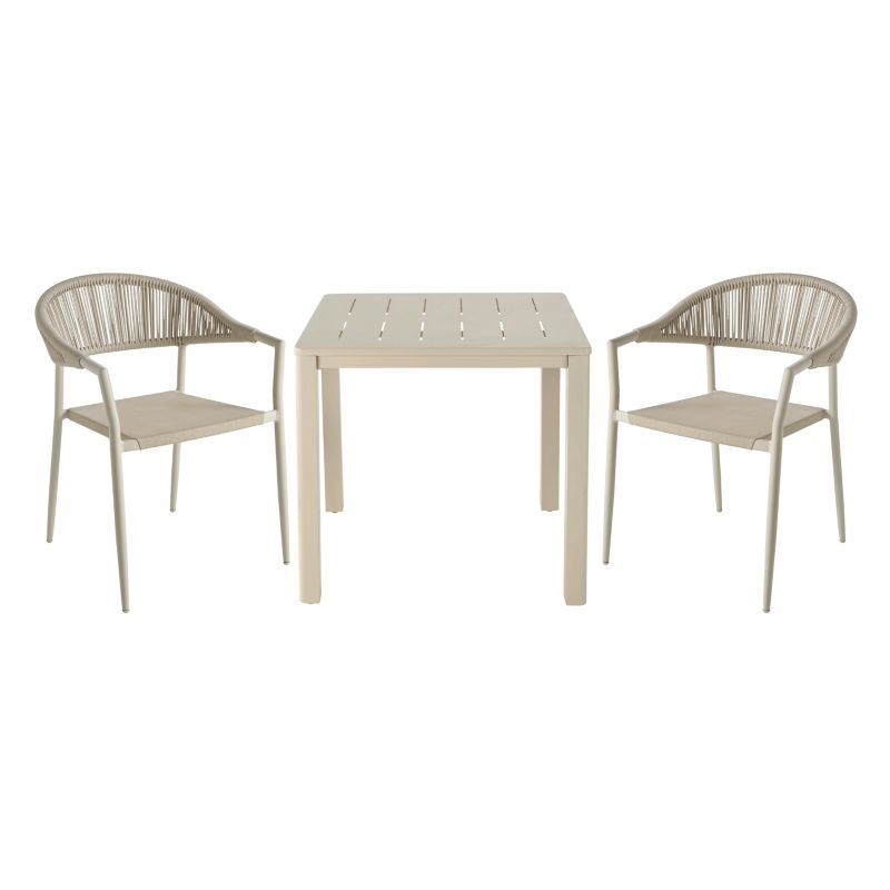 Aluminiumsramme havefåtøj GoodHome Coline i beige