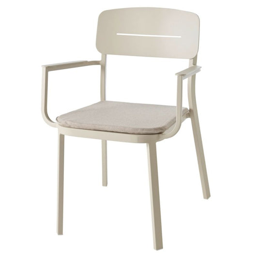 Aluminiumsramme havefåtølje GoodHome Santorin i beige