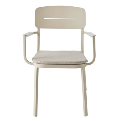 Aluminiumsramme havefåtølje GoodHome Santorin i beige