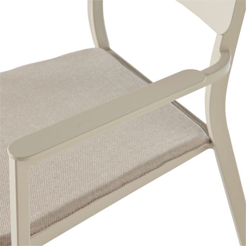 Aluminiumsramme havefåtølje GoodHome Santorin i beige