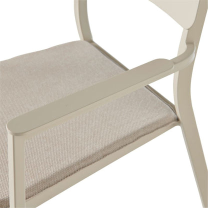 Aluminiumsramme havefåtølje GoodHome Santorin i beige