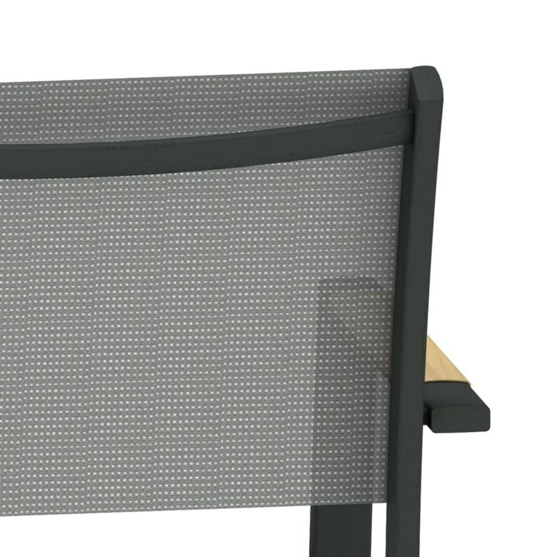 Aluminiumsrammet havefåtølj GoodHome Vao i grå