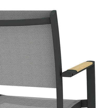 Aluminiumsrammet havefåtølj GoodHome Vao i grå