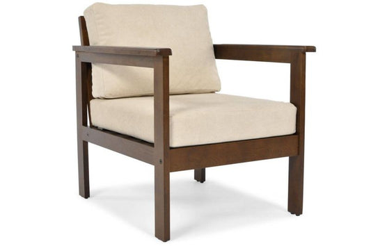 Bettso Bella havestol med træramme i beige, 1 stk.