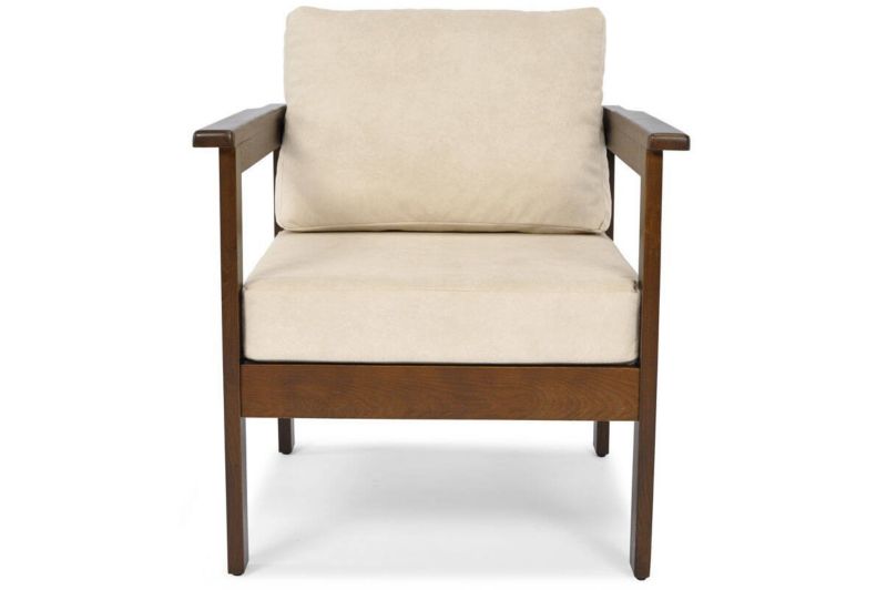 Bettso Bella havestol med træramme i beige, 1 stk.