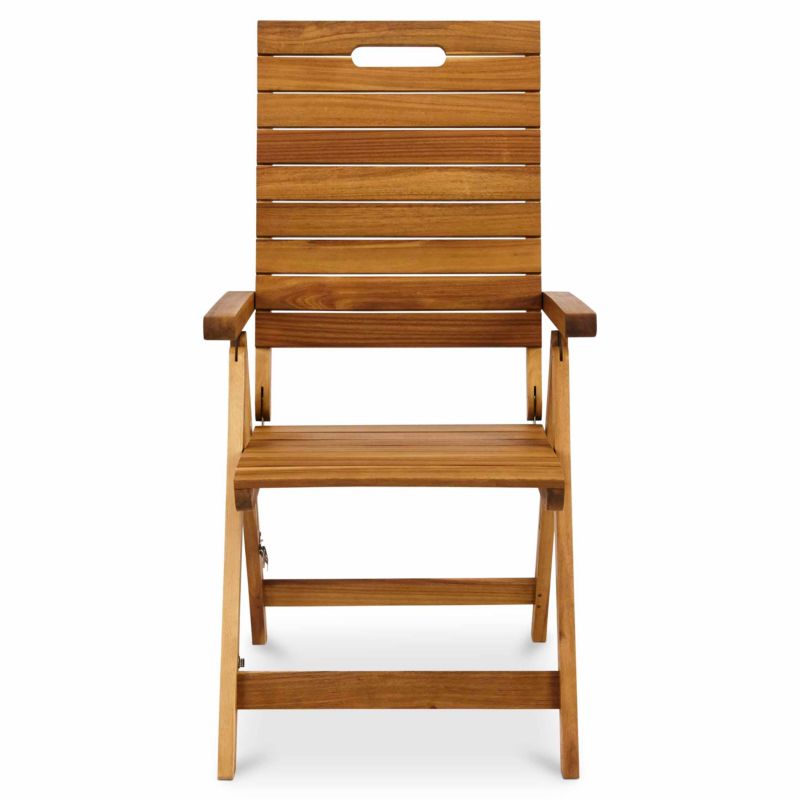 Blooma Denia 5‑position træhavefåtøj 55,2 x 70 x 108 cm brun