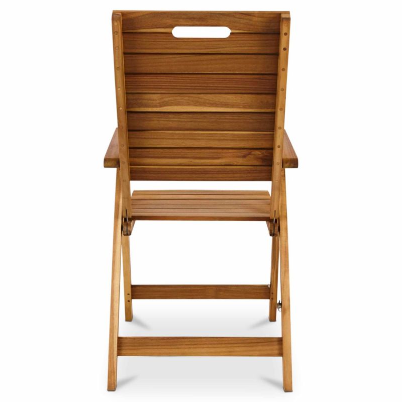 Blooma Denia 5‑position træhavefåtøj 55,2 x 70 x 108 cm brun