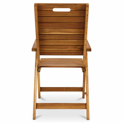 Blooma Denia 5‑position træhavefåtøj 55,2 x 70 x 108 cm brun