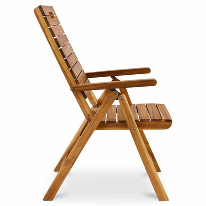 Blooma Denia 5‑position træhavefåtøj 55,2 x 70 x 108 cm brun