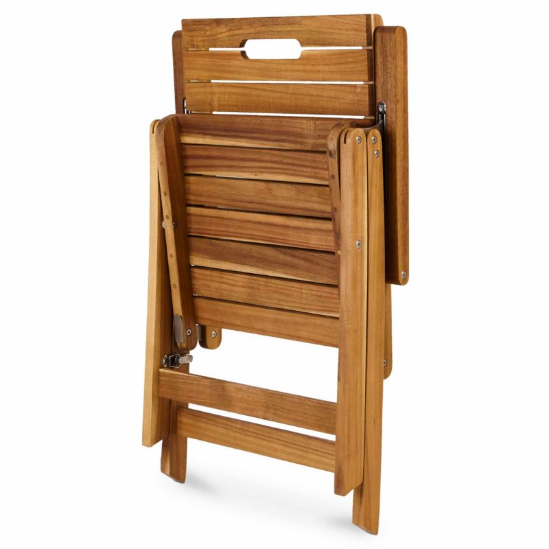 Blooma Denia 5‑position træhavefåtøj 55,2 x 70 x 108 cm brun