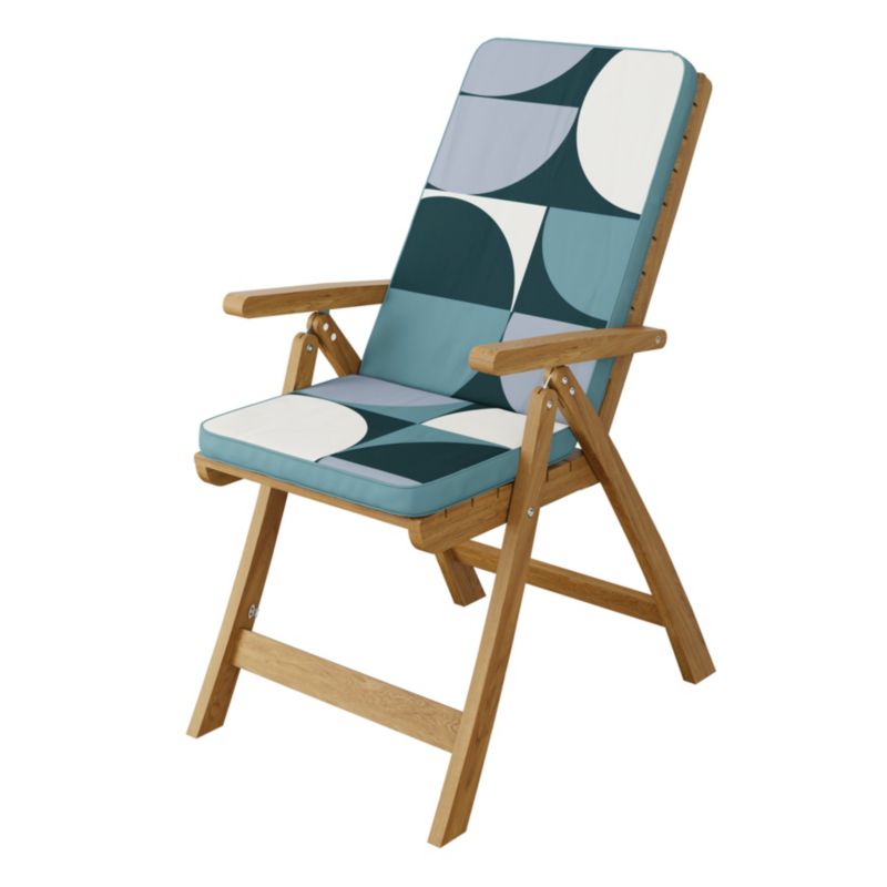 Blooma Denia 5‑position træhavefåtøj 55,2 x 70 x 108 cm brun