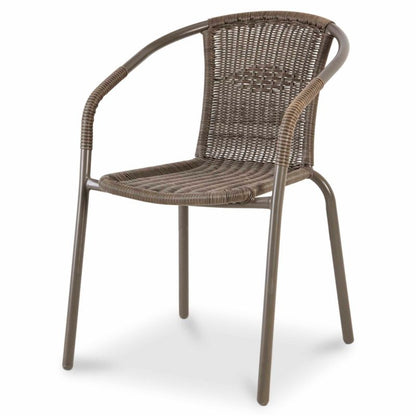 Stål havestol Blooma Bari 60 x 53 cm i gråbrun