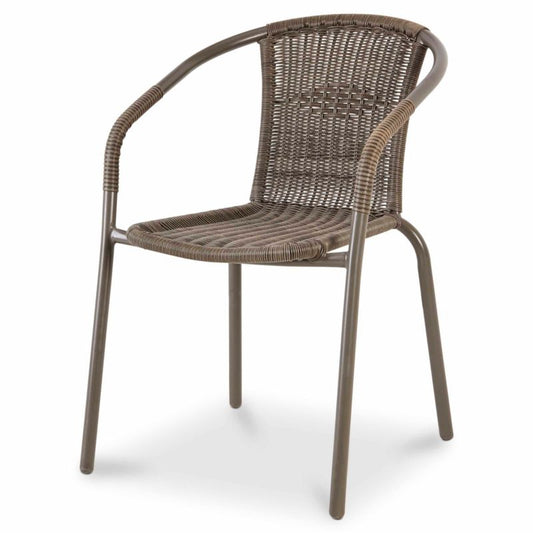 Stål havestol Blooma Bari 60 x 53 cm i gråbrun