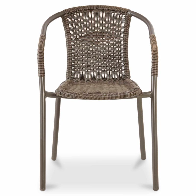 Stål havestol Blooma Bari 60 x 53 cm i gråbrun