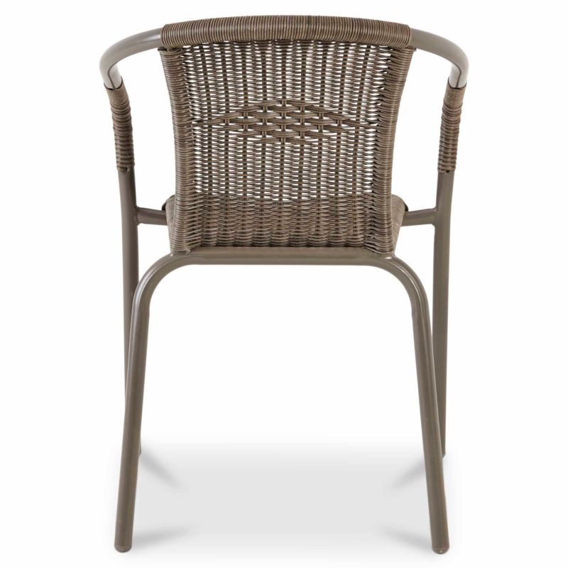 Stål havestol Blooma Bari 60 x 53 cm i gråbrun