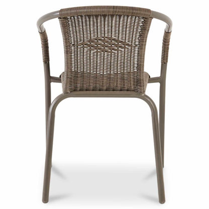 Stål havestol Blooma Bari 60 x 53 cm i gråbrun