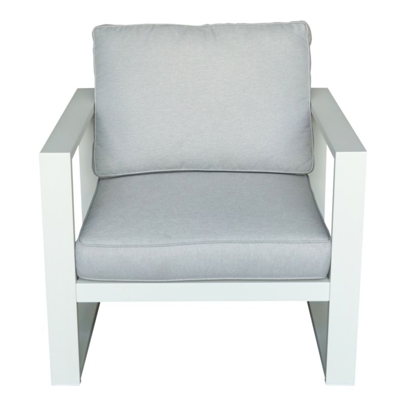 Aluminiumsramme havestole GoodHome Skandili 2 stk. grå