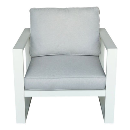 Aluminiumsramme havestole GoodHome Skandili 2 stk. grå