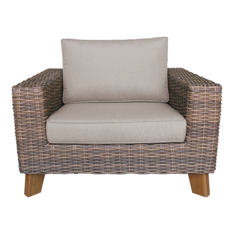 GoodHome Takutea havestole 2 stk. brun