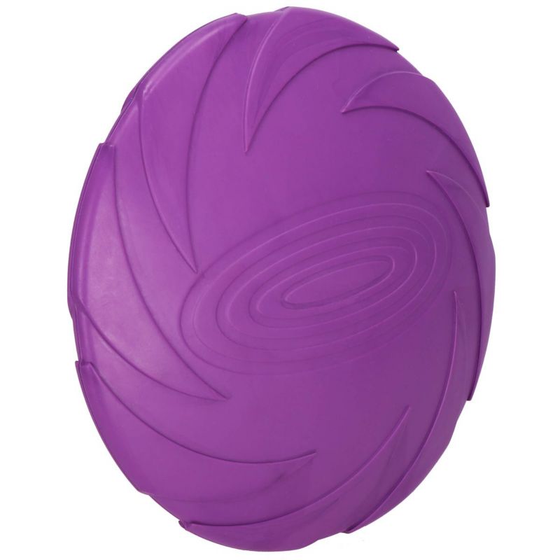 Springos frisbee til hund 2-i-1 apportdisk og madskål, Ø 18 cm, lilla, 1 stk.