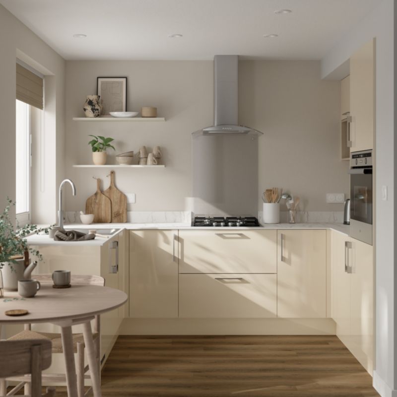 Køkkenfront Stevia 30 cm Creme Blank