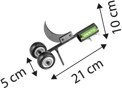 Fugerenser med Hjul 20,2x9,4 cm Sort