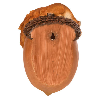 Fuglefoderhus Agern med Egern 20,4 cm Brun