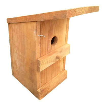Fuglekasse 29x19x17 cm Natur Træ