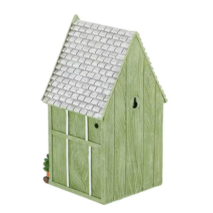 Fuglekasse Retro 25x13 cm Grøn