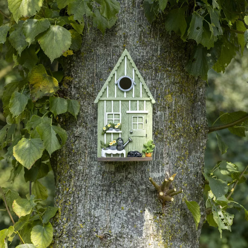 Fuglekasse Retro 25x13 cm Grøn