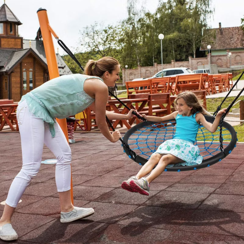 Fugleredegynge 100 cm Blå og Sort