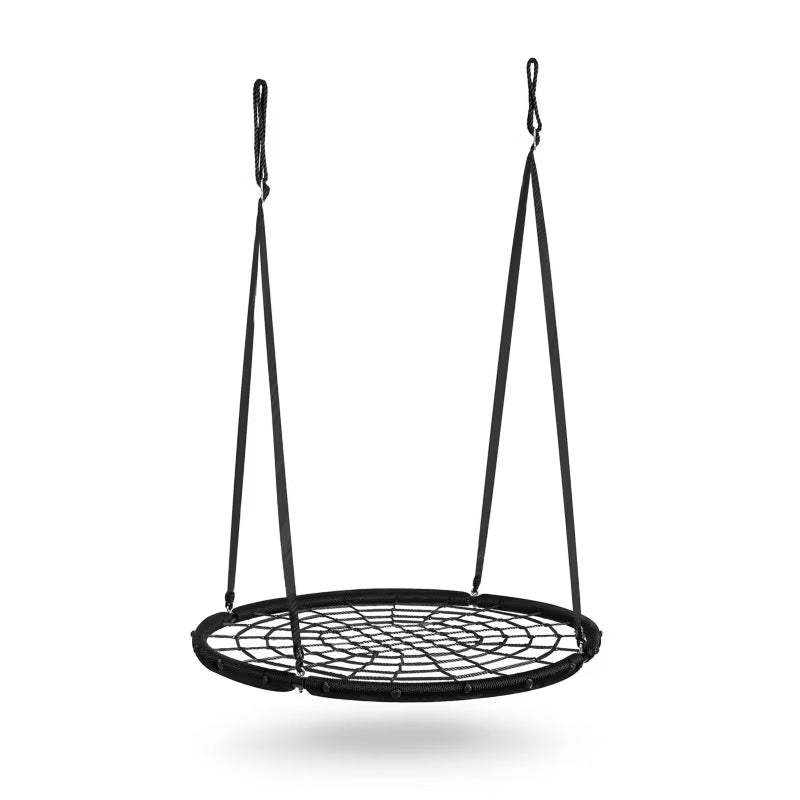 Fugleredegynge 100 cm Sort Stål
