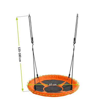 Fugleredegynge Rund Ø65 cm Orange