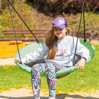 Fugleredegynge Rund 95 cm Grøn