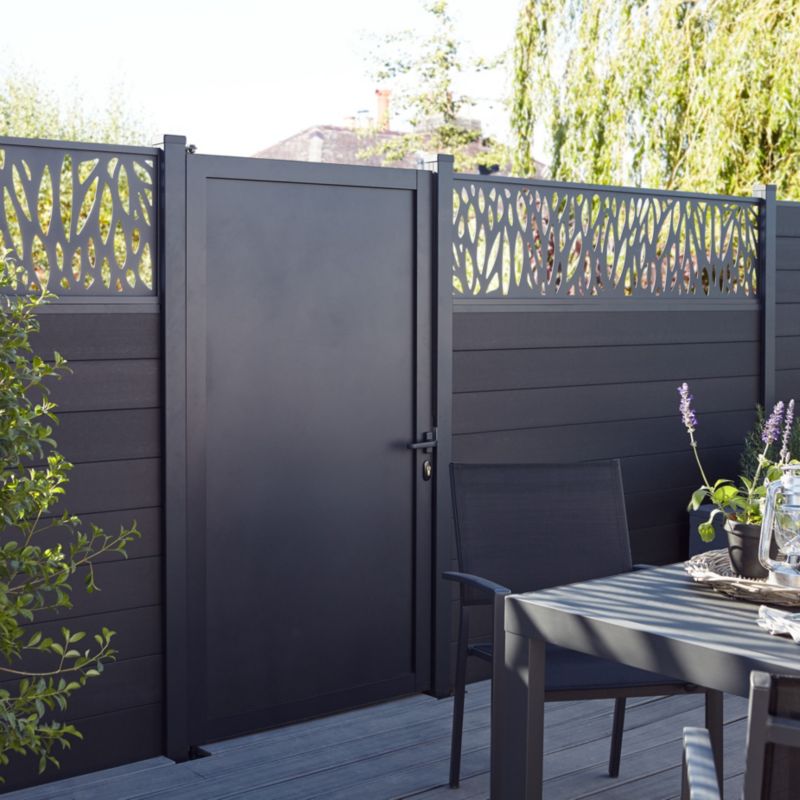 Aluminiumsport Blooma Neva 93 x 171 cm grå