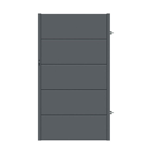 Polbram Steel Group Nebraska låge 90 x 150 cm højre