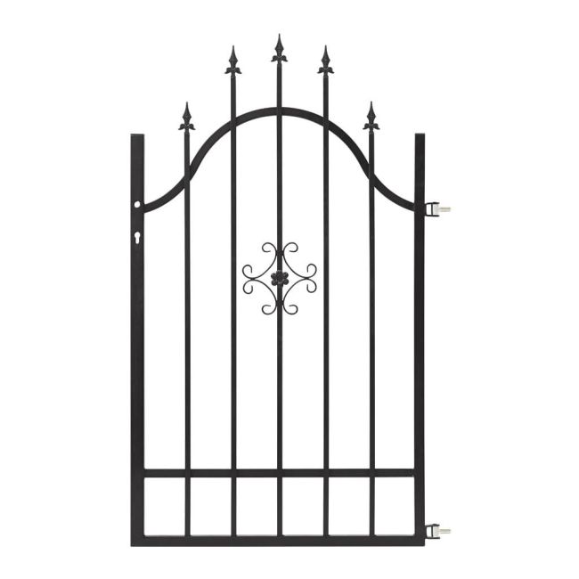 Polbram Steel Group Rodos låge 90 x 150 cm højre sort