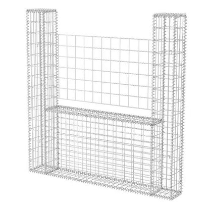 Gabion 160x20x150 cm Galvaniseret Stål