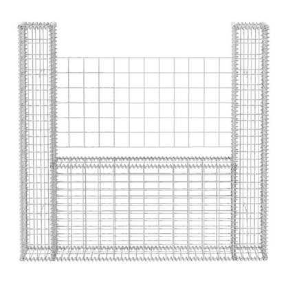Gabion 160x20x150 cm Galvaniseret Stål