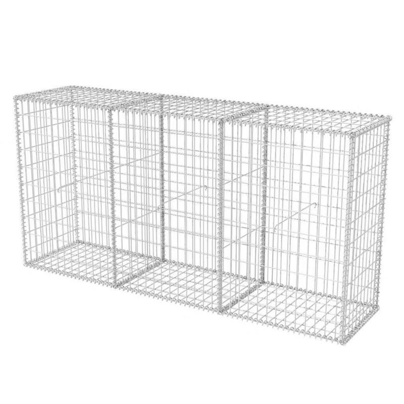 Gabion 200x50x100 cm Galvaniseret Stål